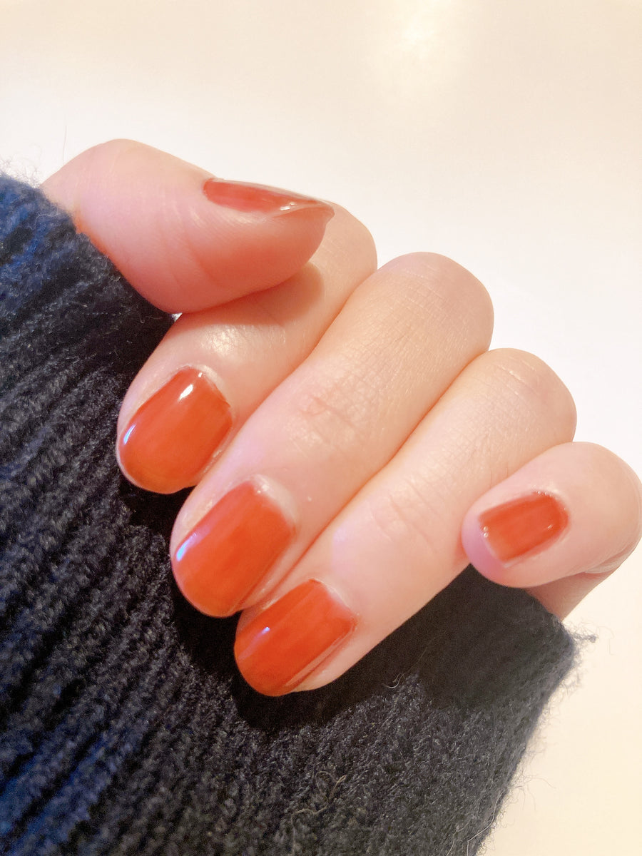 ほたて貝殻生まれの可憐なネイルCYAN「海明 umiakari」